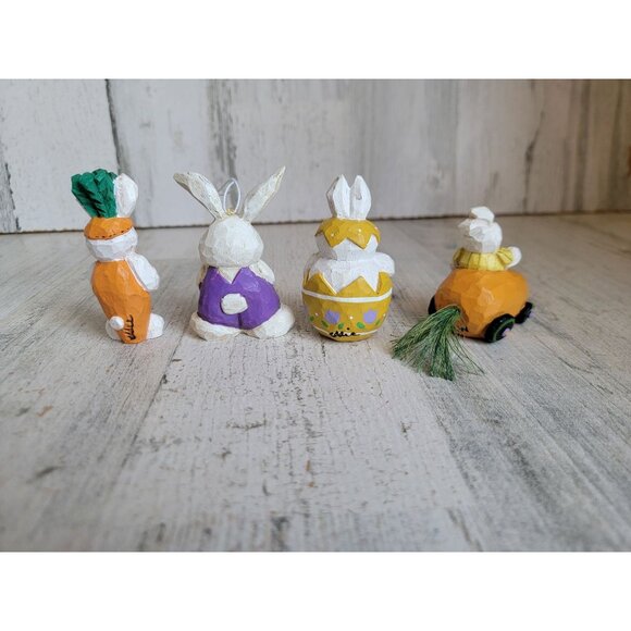 Eddie Walker Easter Bunny carrot car outfit egg figure spring set - Picture 5 of 6